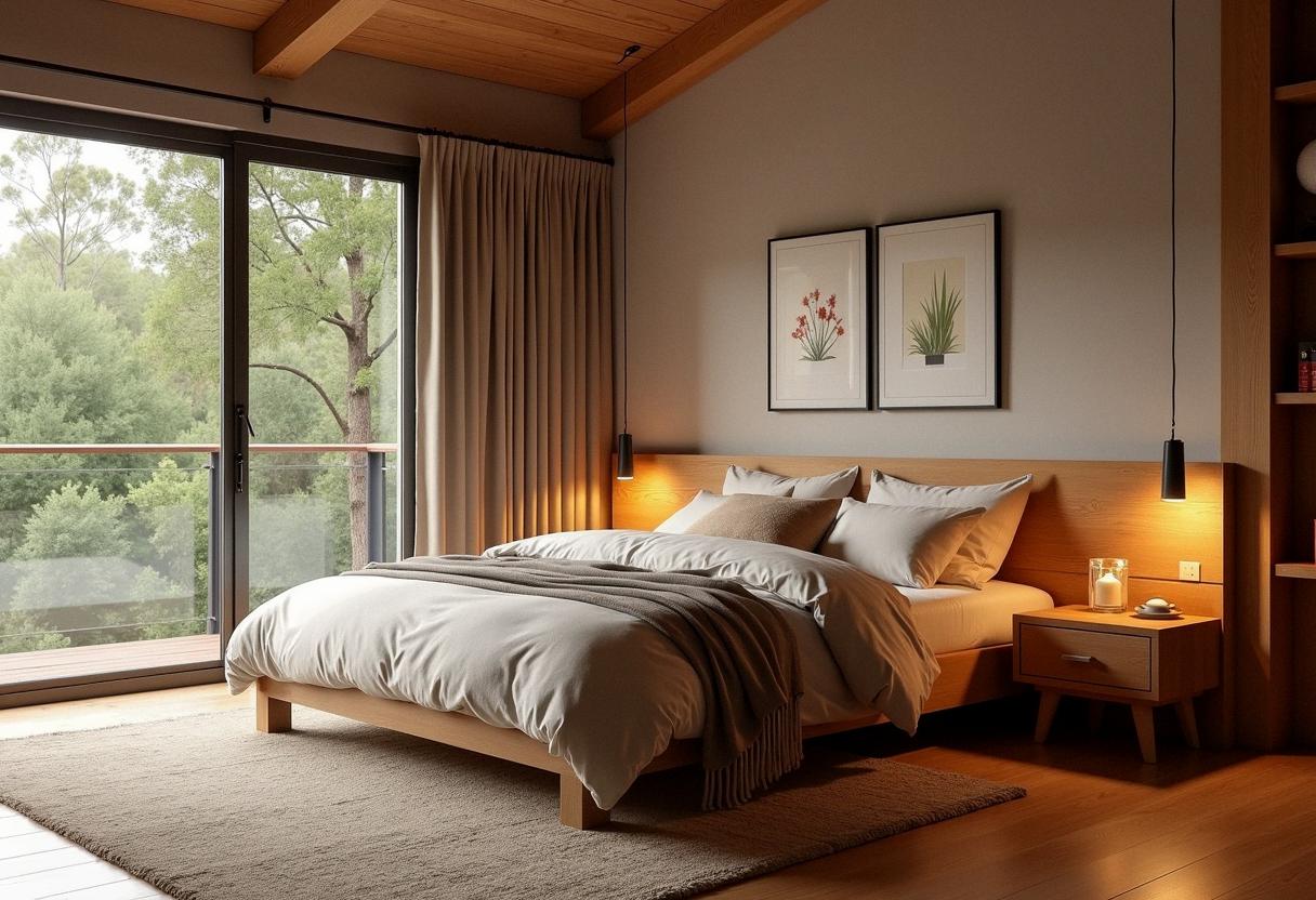 bedroom decor wood