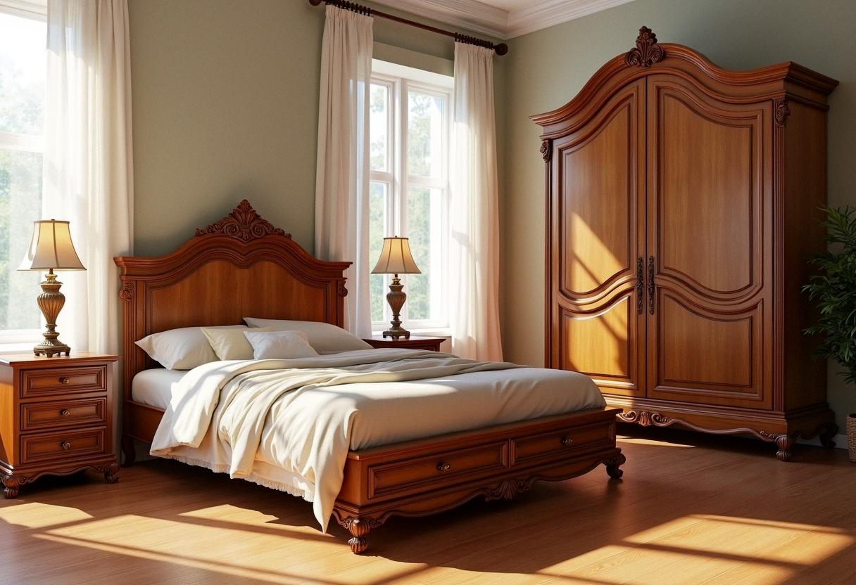 bedroom decor wood furniture