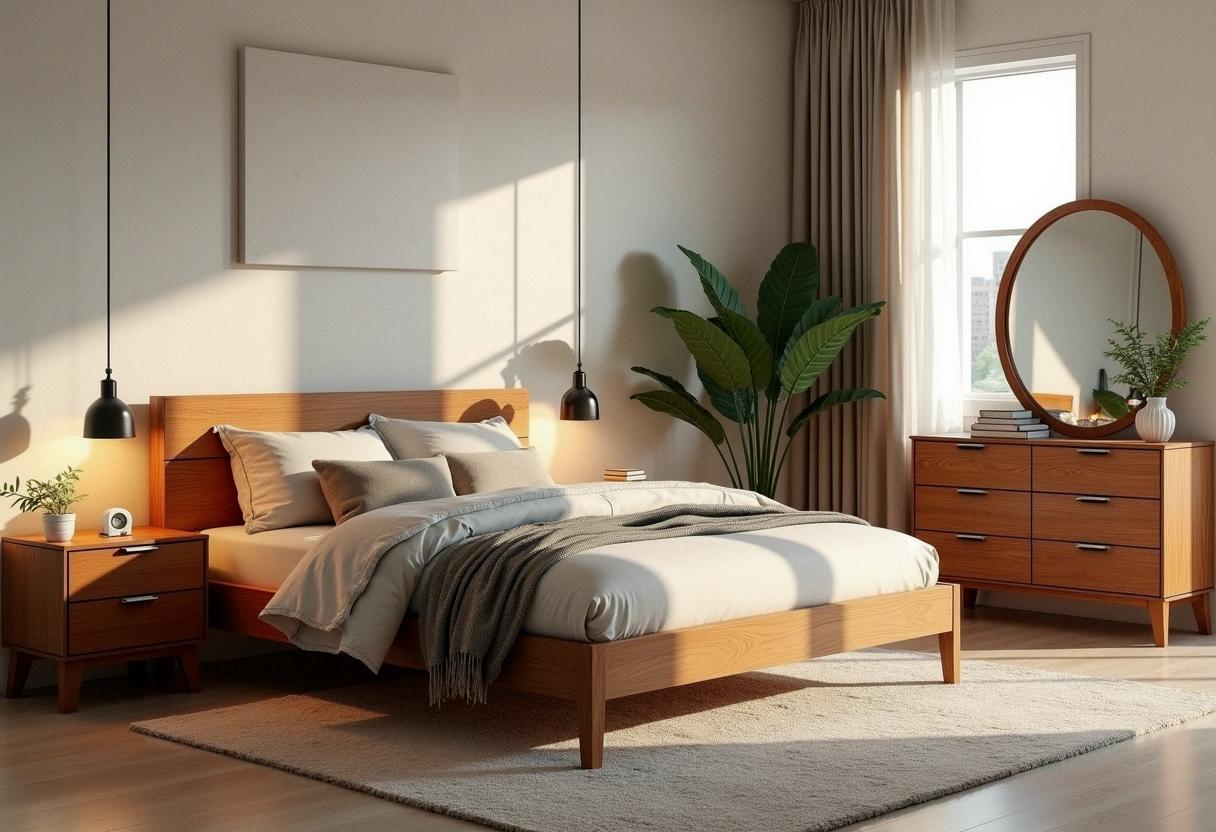 bedroom decor wood furniture