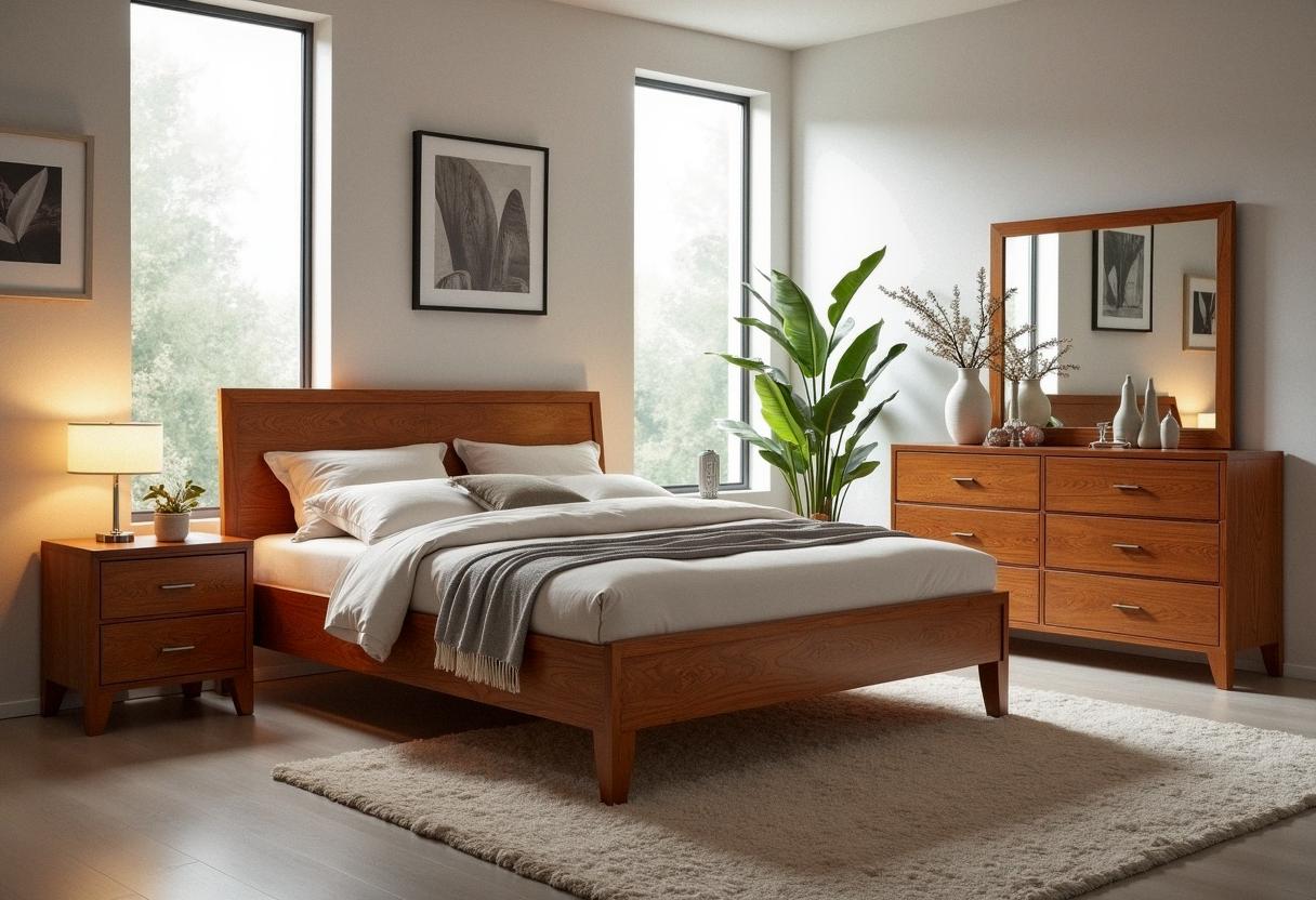 bedroom decor wood furniture