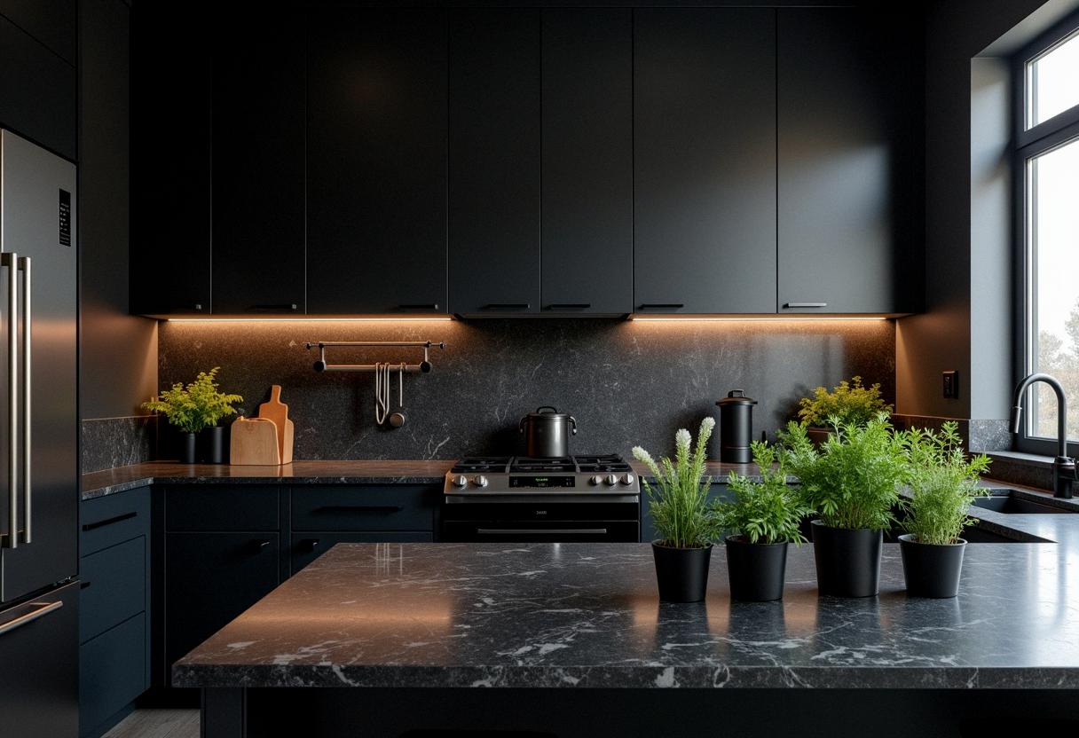 kitchen decor black