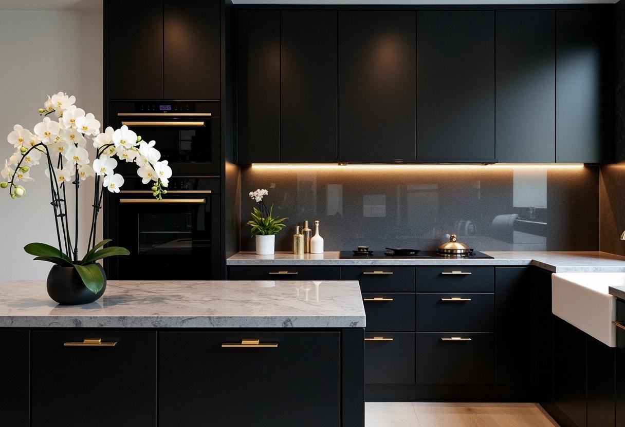kitchen decor black