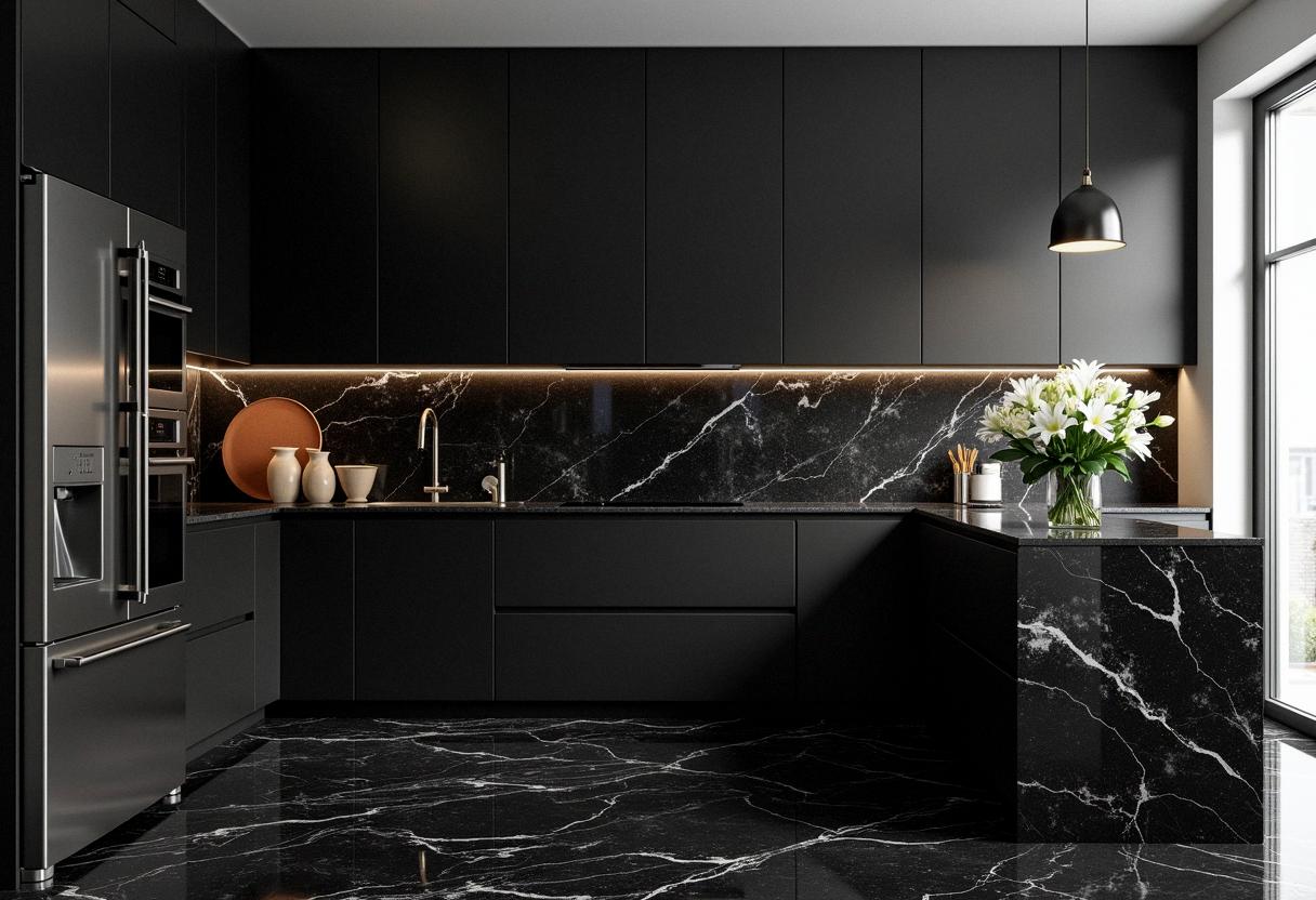 kitchen decor black