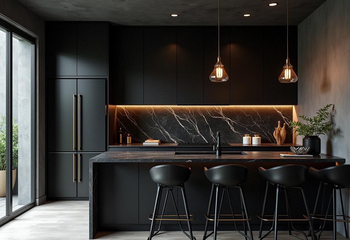 kitchen decor black
