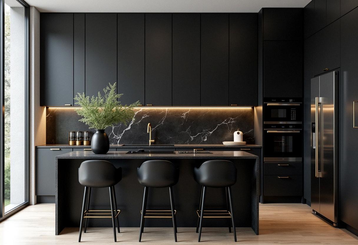 kitchen decor black