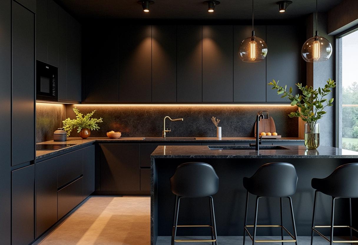 kitchen decor black