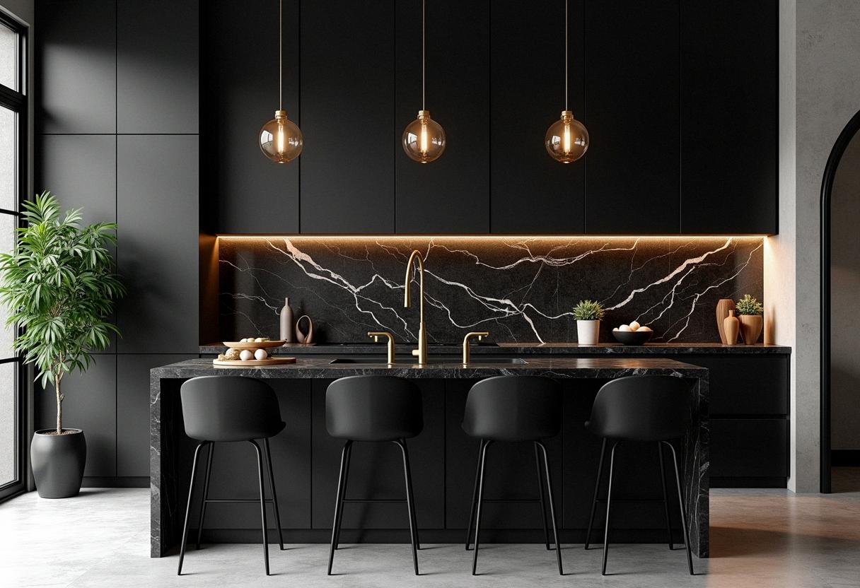 kitchen decor black