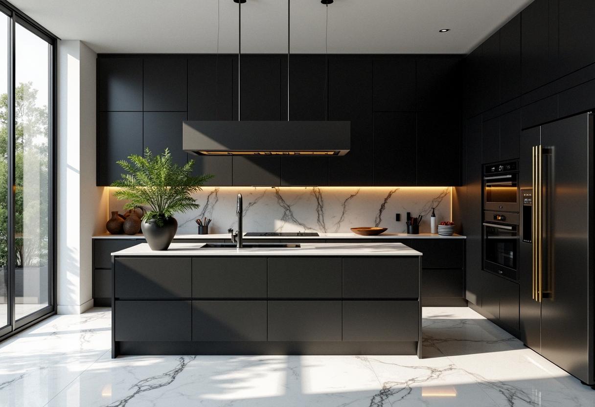 kitchen decor black