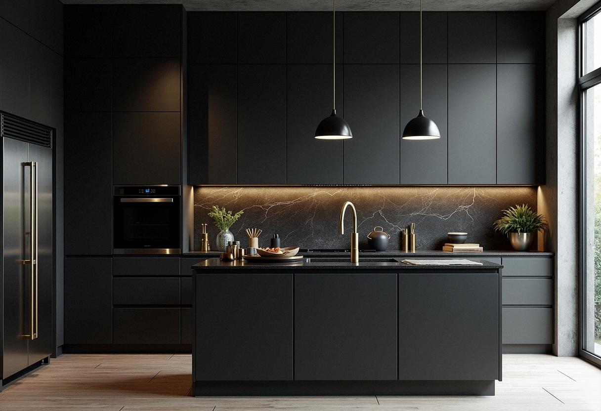 kitchen decor black