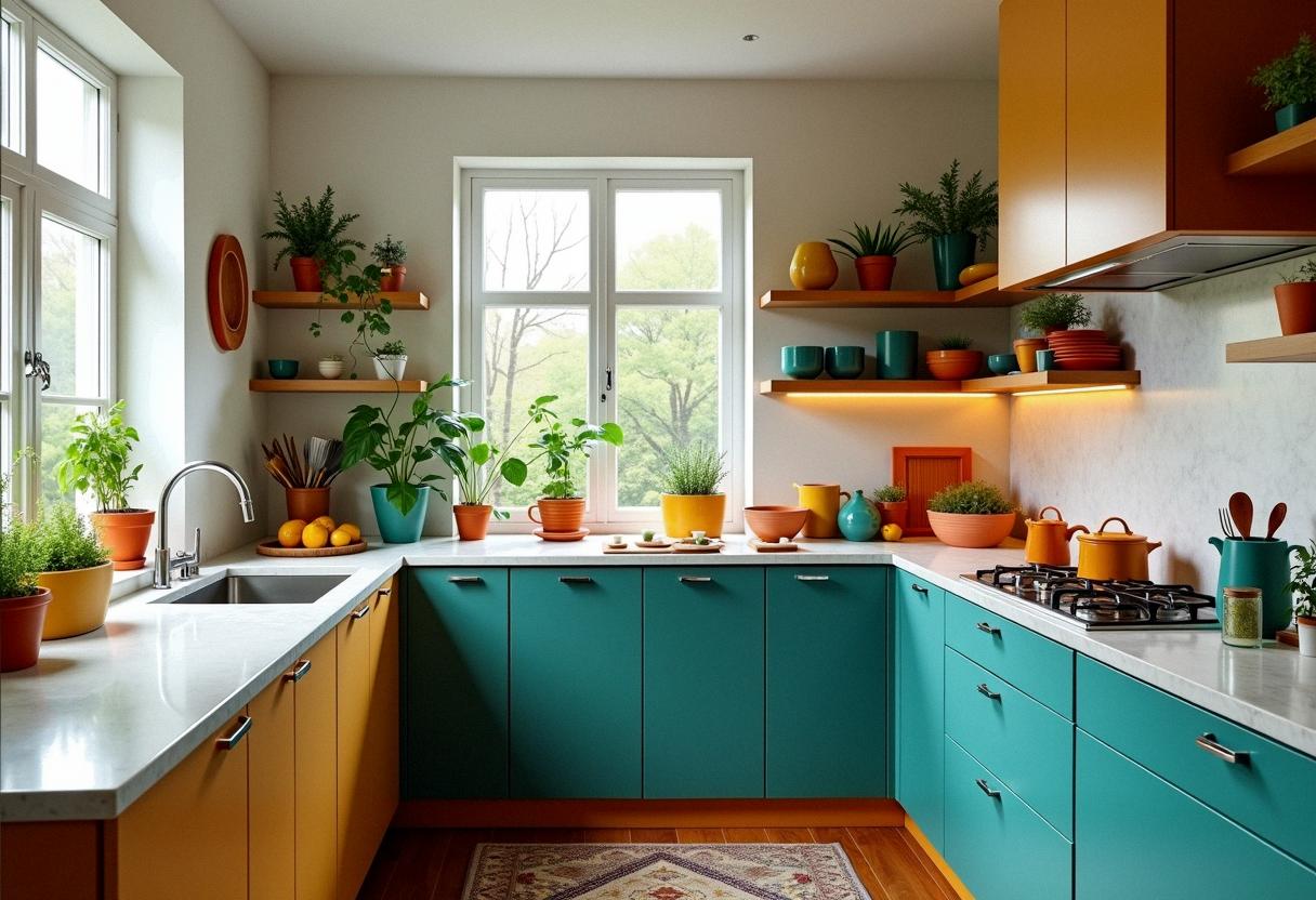 kitchen decor colorful