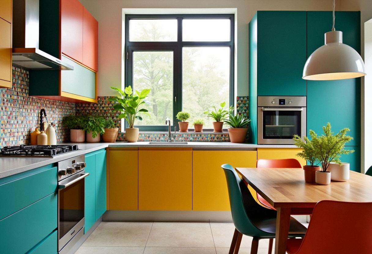 kitchen decor colorful