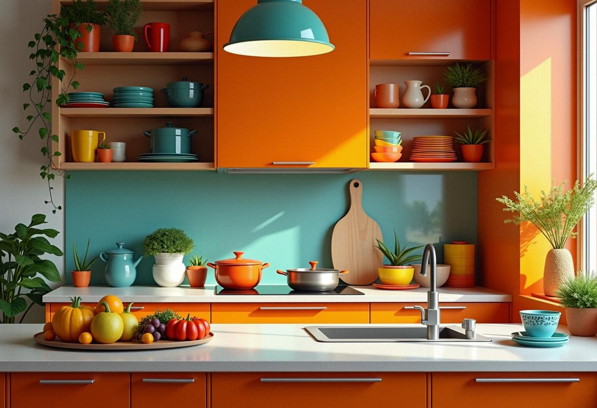 kitchen decor colorful