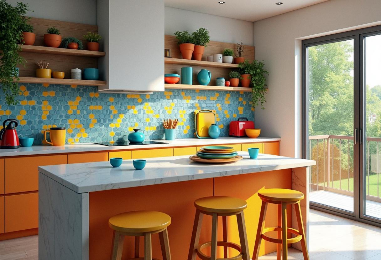 kitchen decor colorful