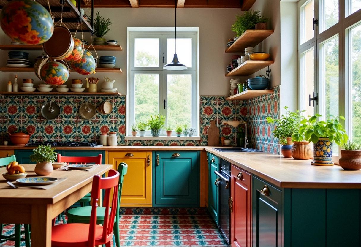 kitchen decor colorful