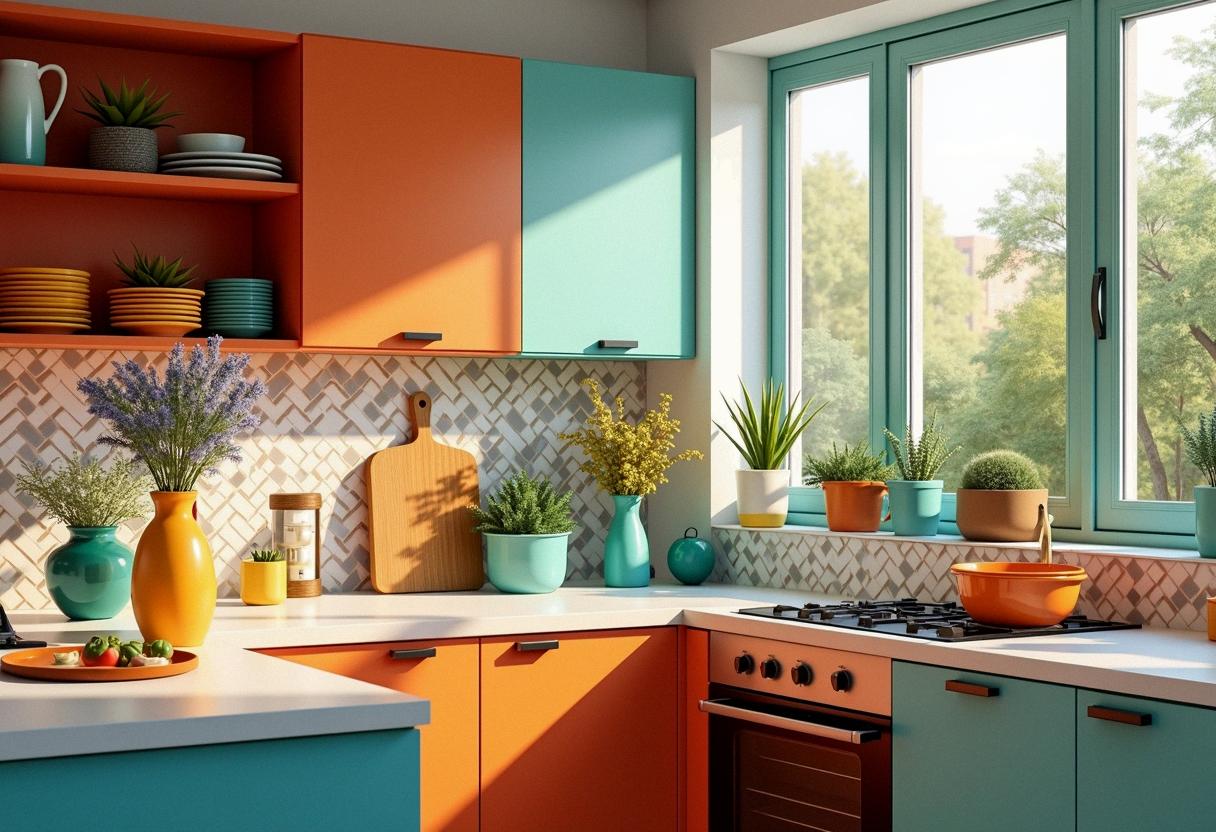 kitchen decor colorful