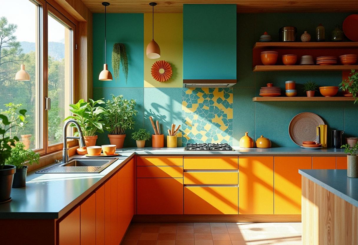 kitchen decor colorful