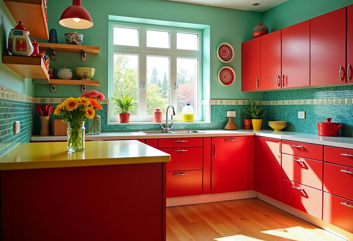 kitchen decor colorful