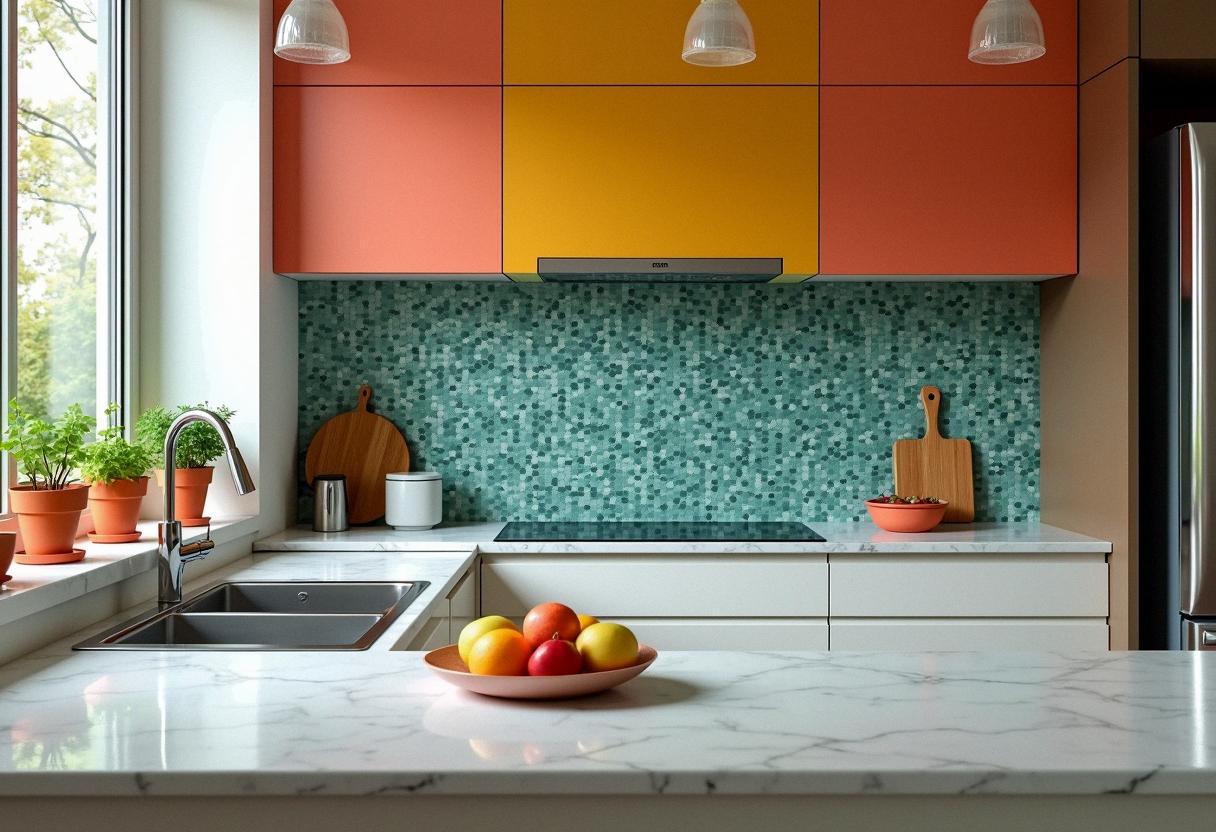 kitchen decor colorful