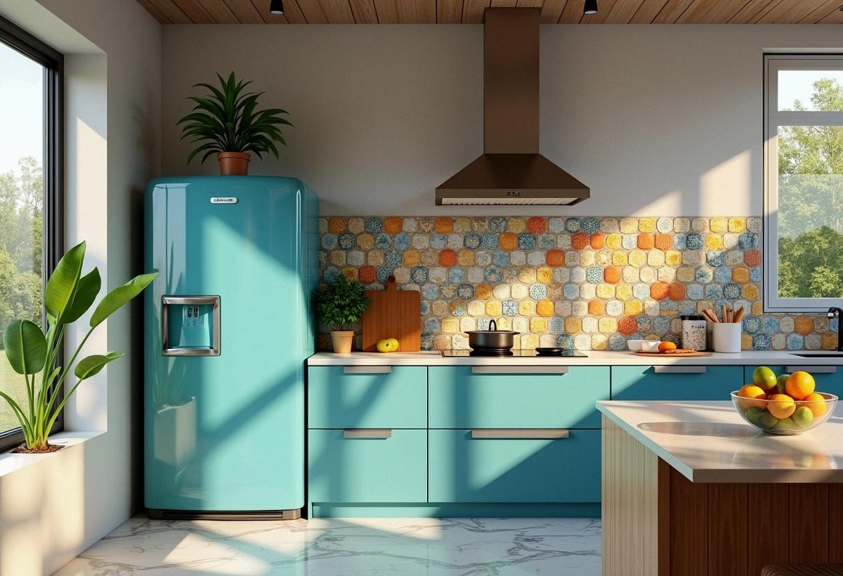 kitchen decor colorful