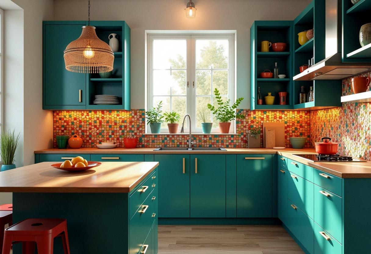 kitchen decor colorful