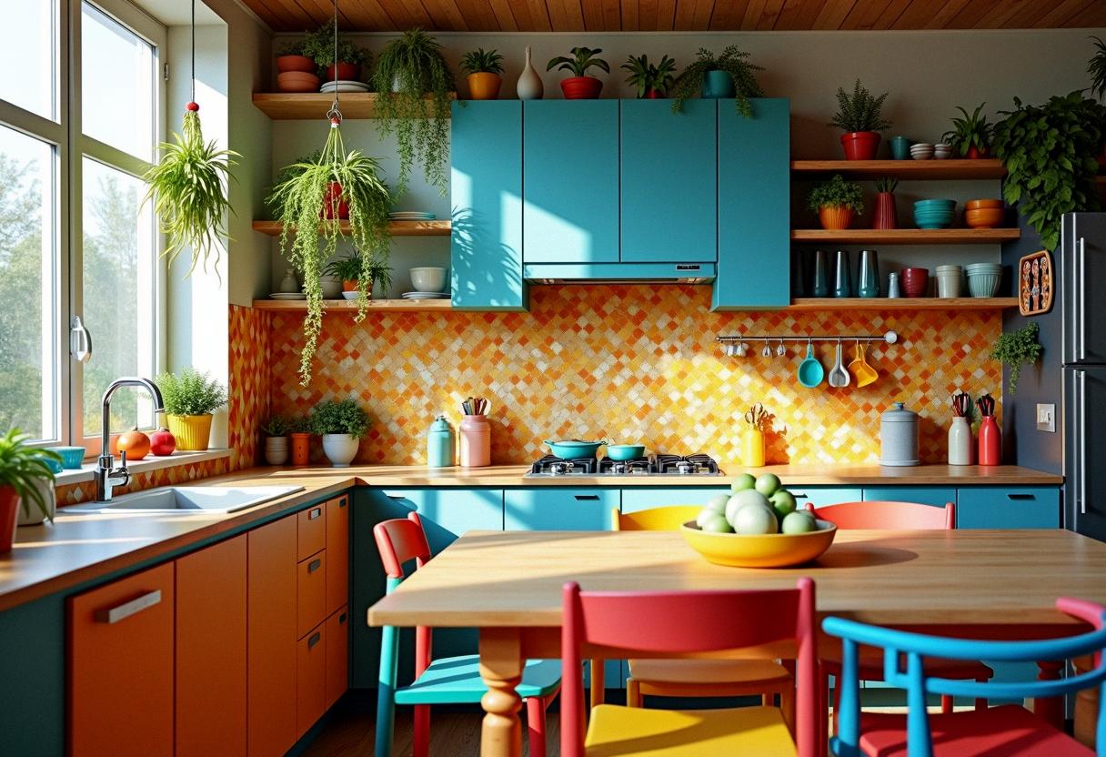 kitchen decor colorful