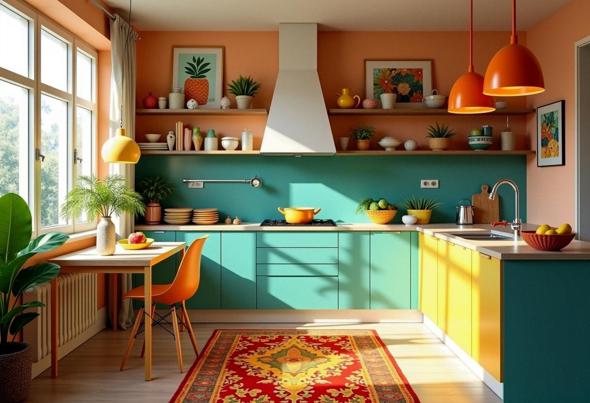 kitchen decor colorful