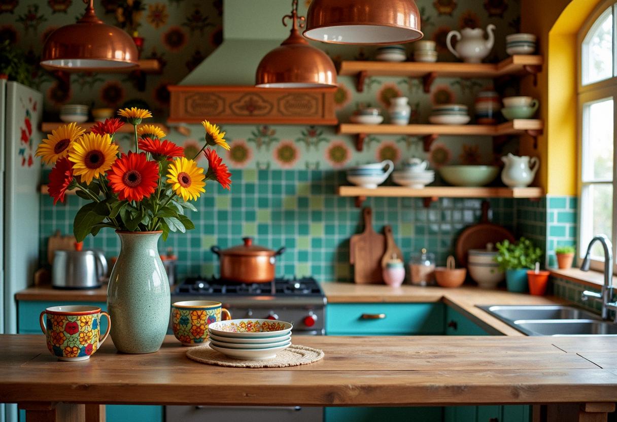 kitchen decor colorful