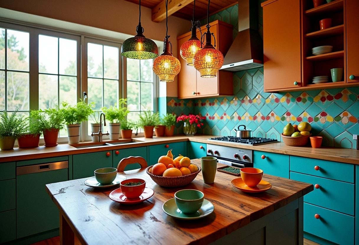 kitchen decor colorful