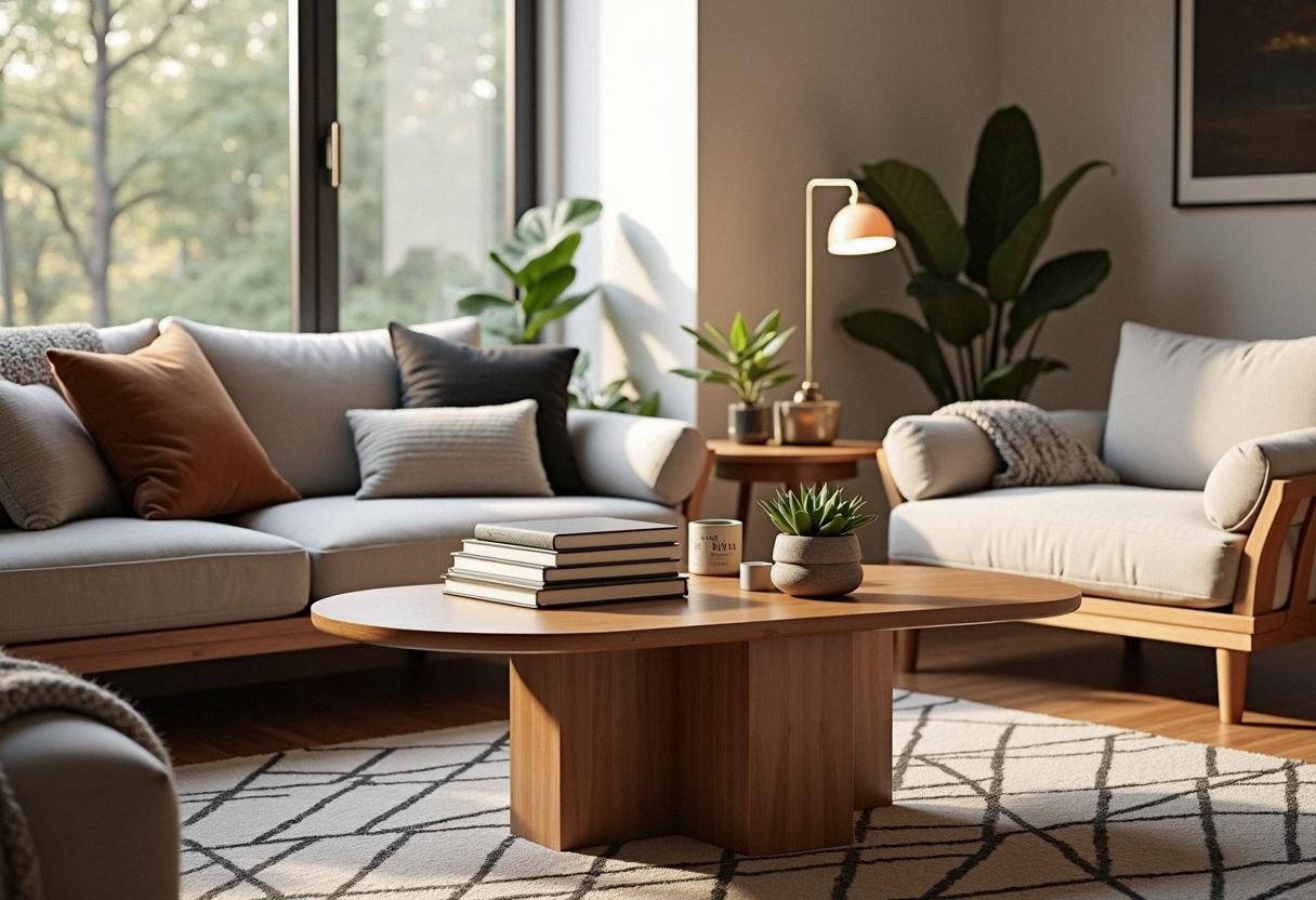 living room decor coffee table