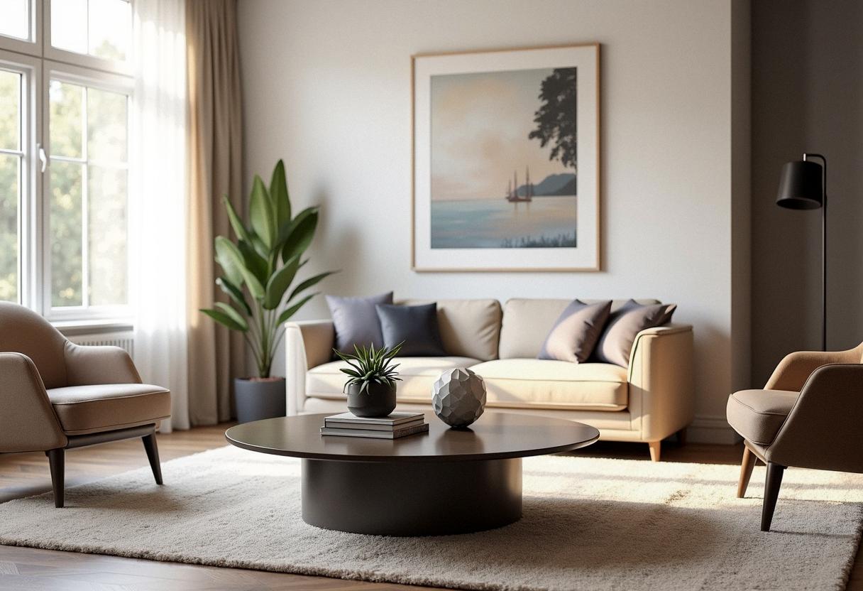 living room decor coffee table