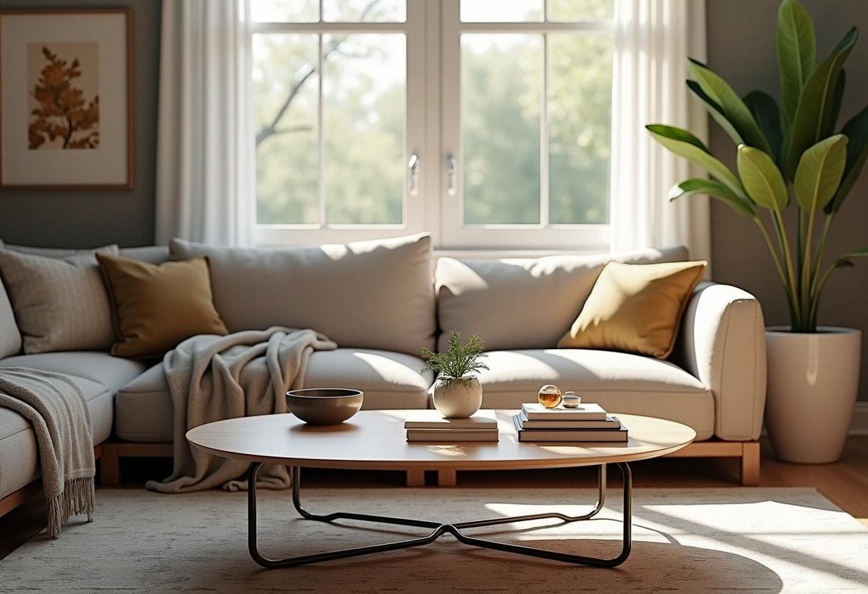 living room decor coffee table