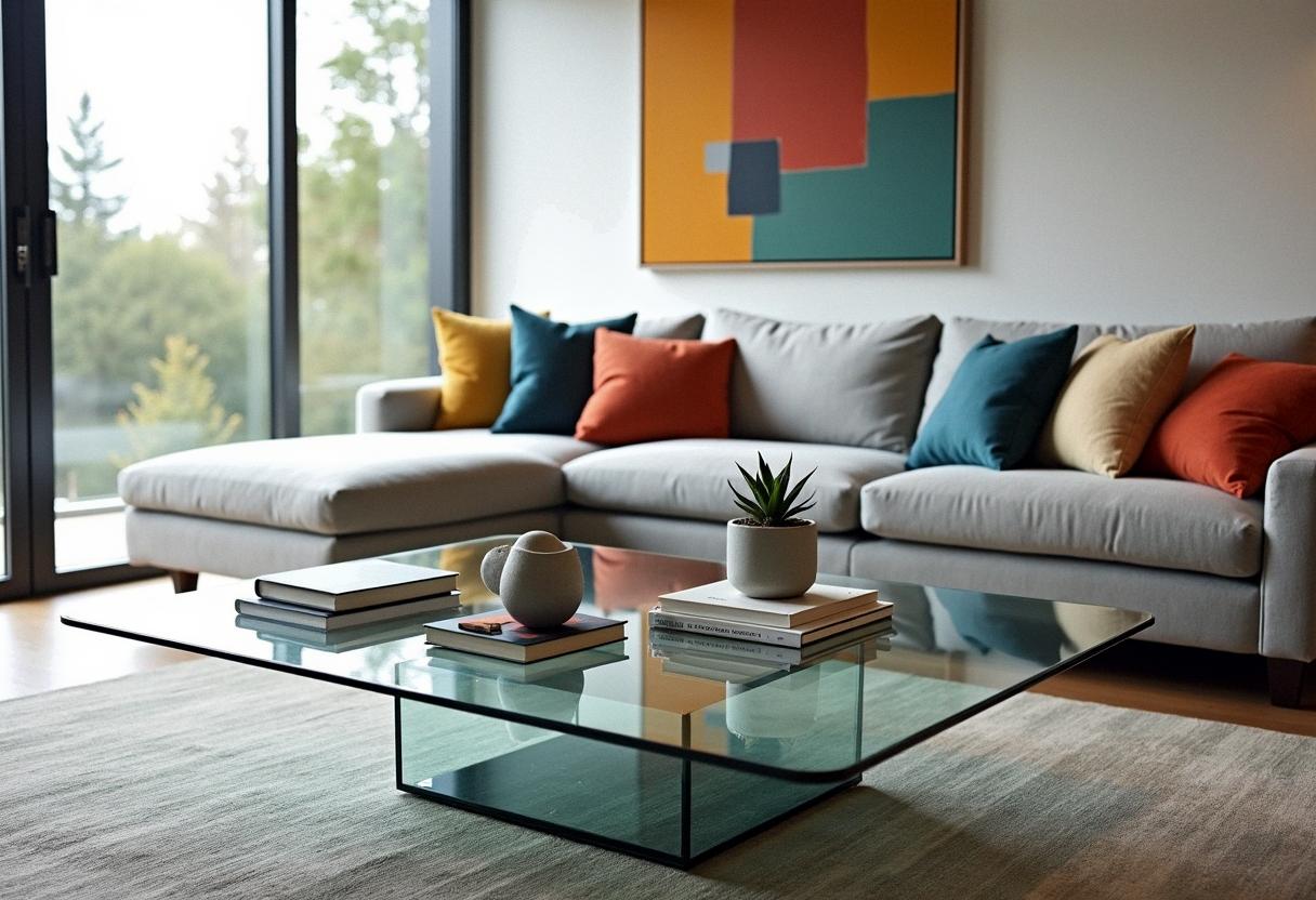 living room decor coffee table