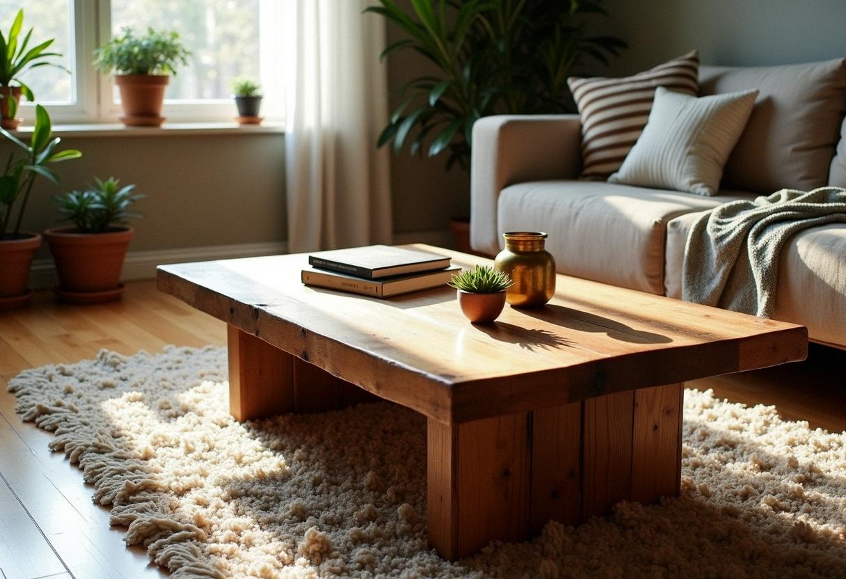 living room decor coffee table