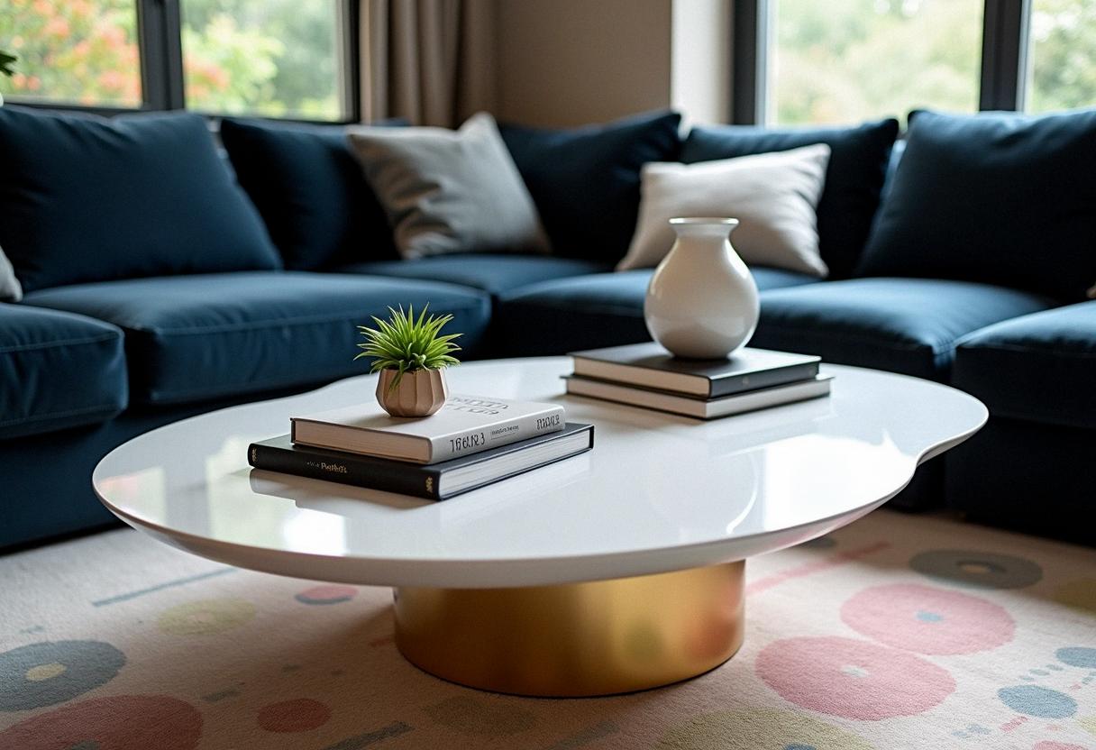 living room decor coffee table