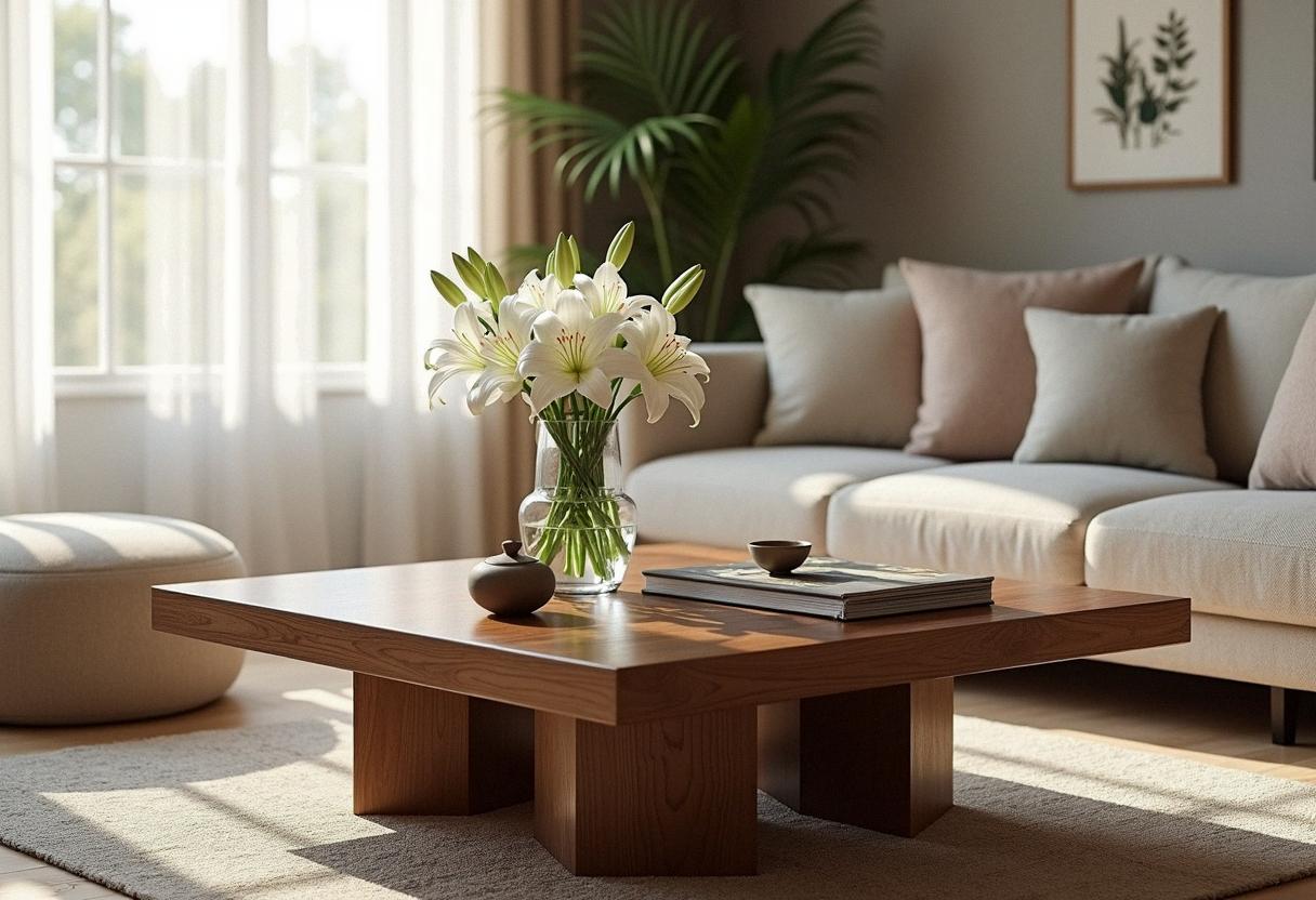 living room decor coffee table