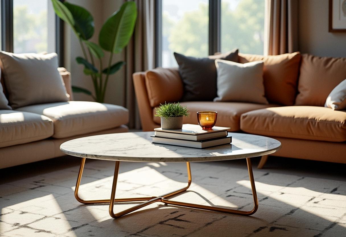 living room decor coffee table