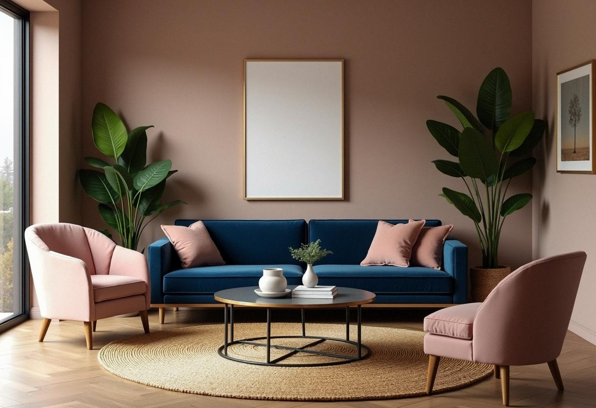 living room decor colorful