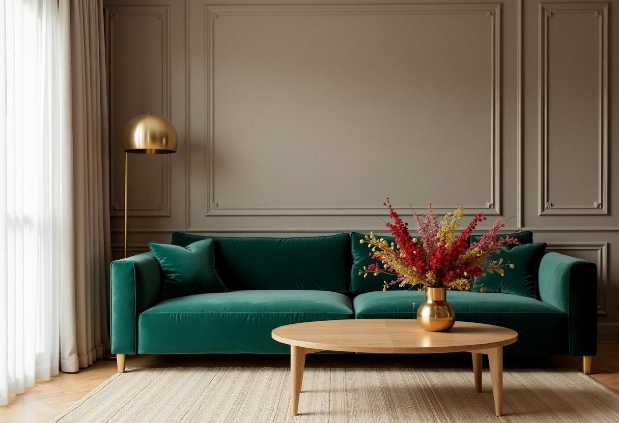 living room decor colorful