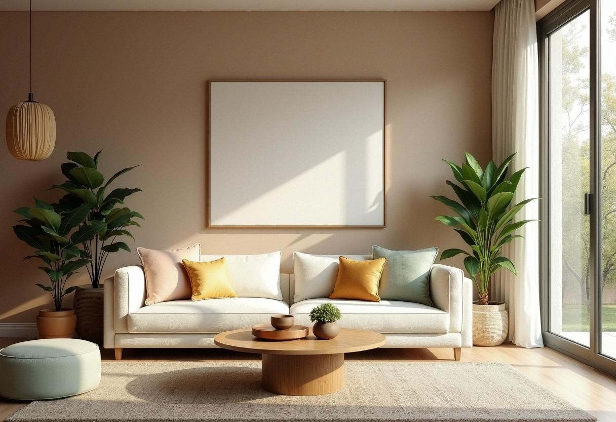 living room decor colorful