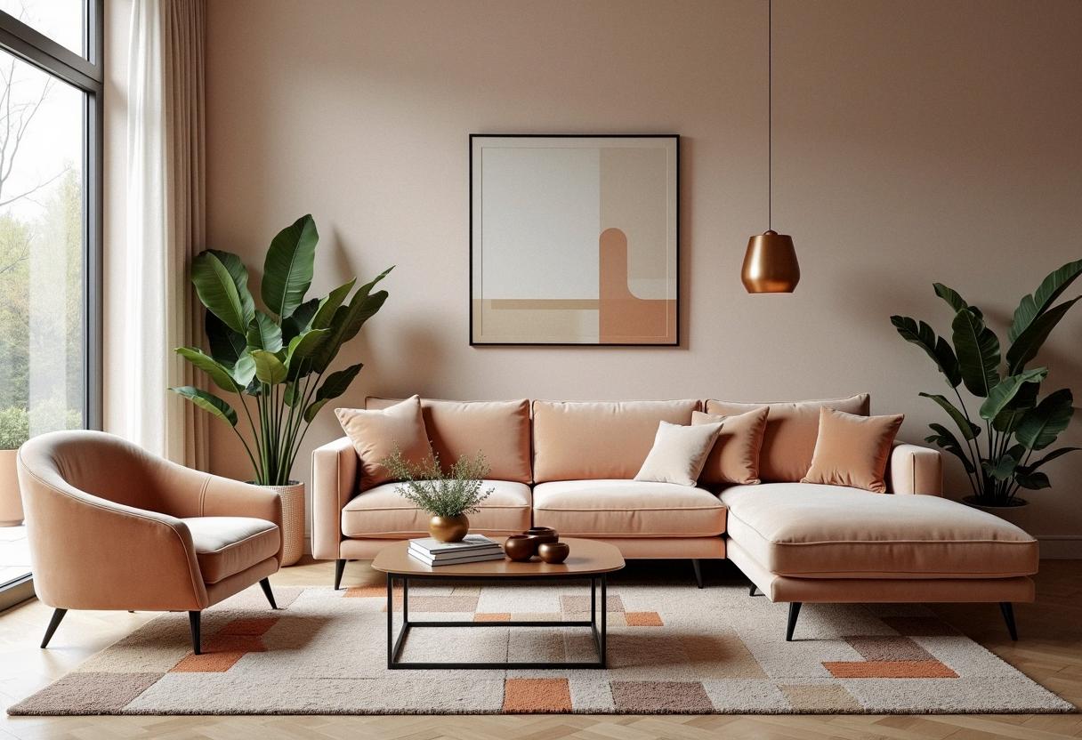 living room decor colorful