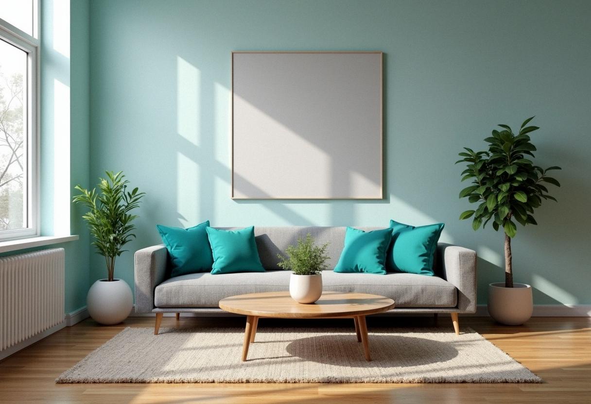 living room decor colorful