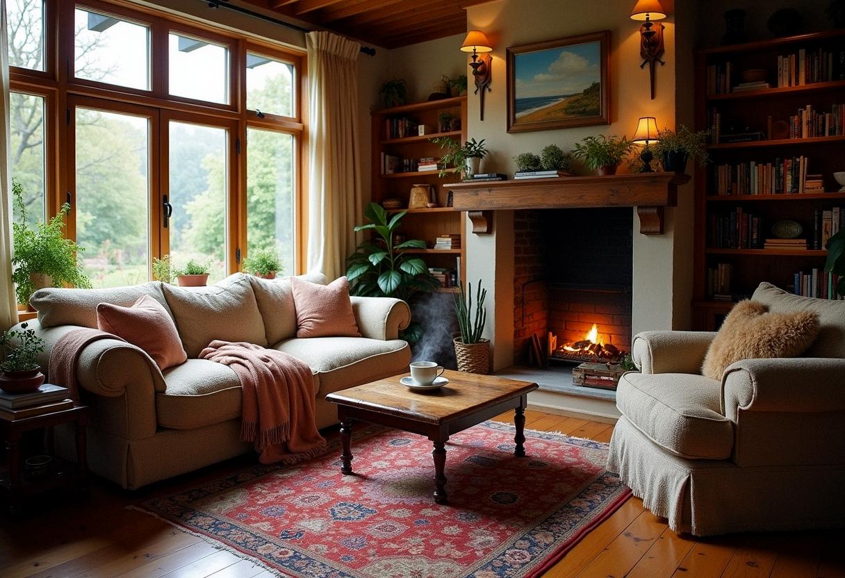 living room decor cozy