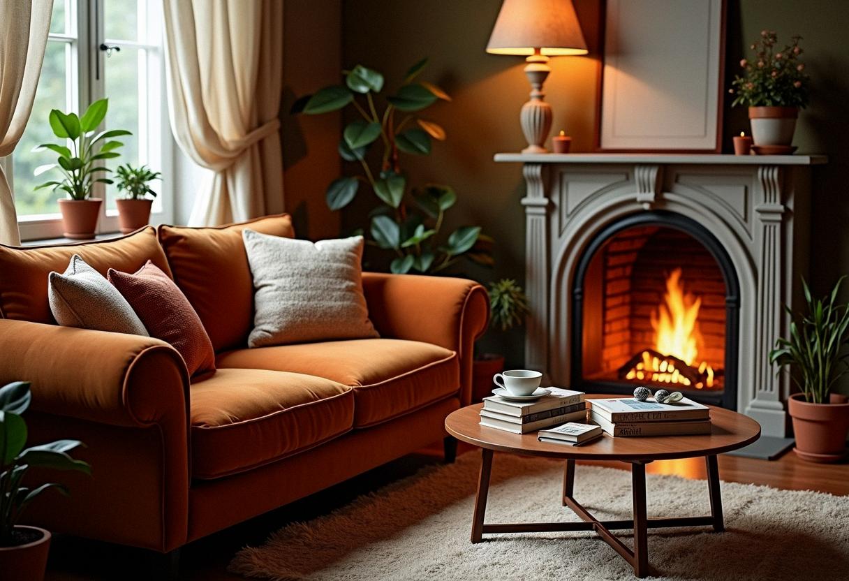 living room decor cozy
