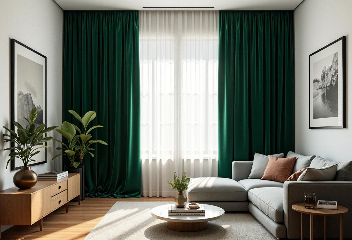 living room decor curtains