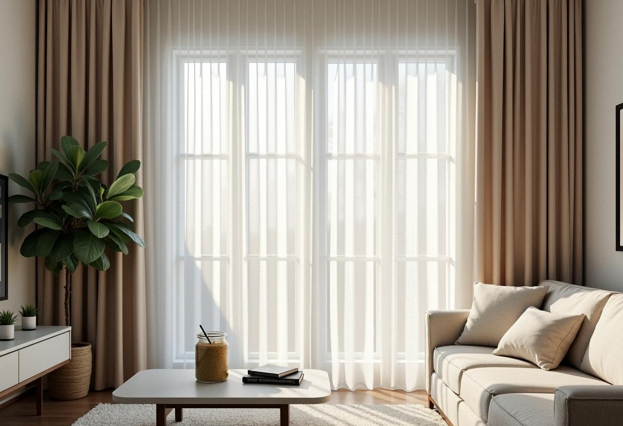 living room decor curtains