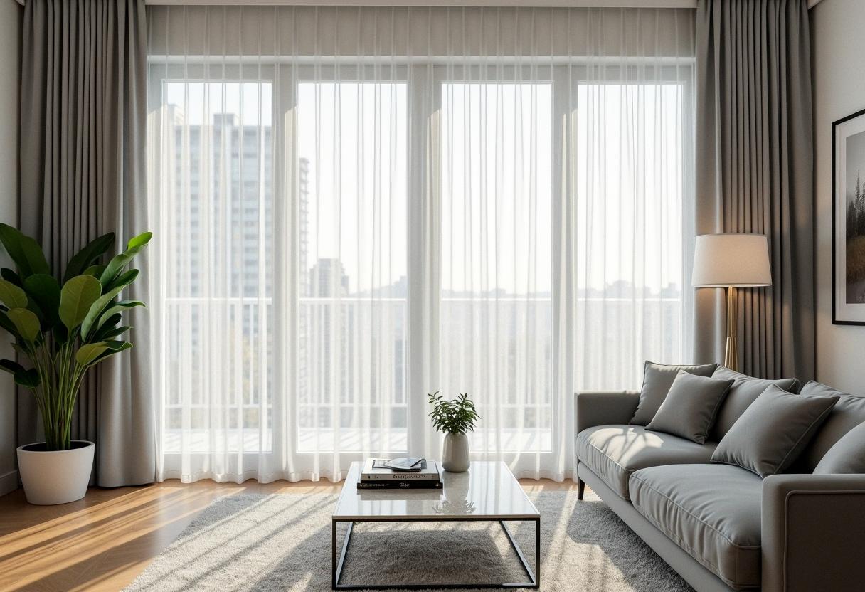 living room decor curtains