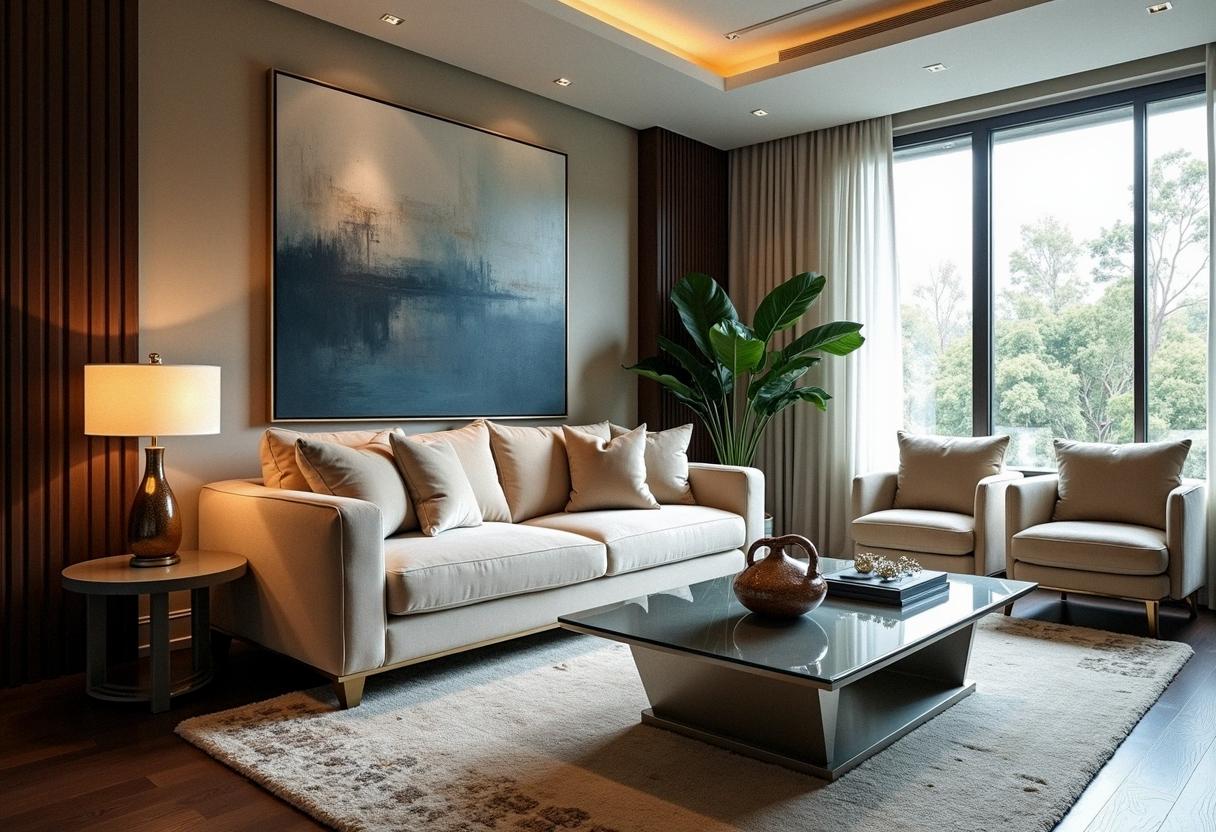 living room decor dark floors