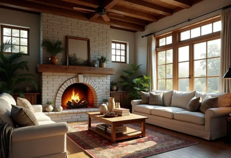 Living Room Decor Farmhouse 00001