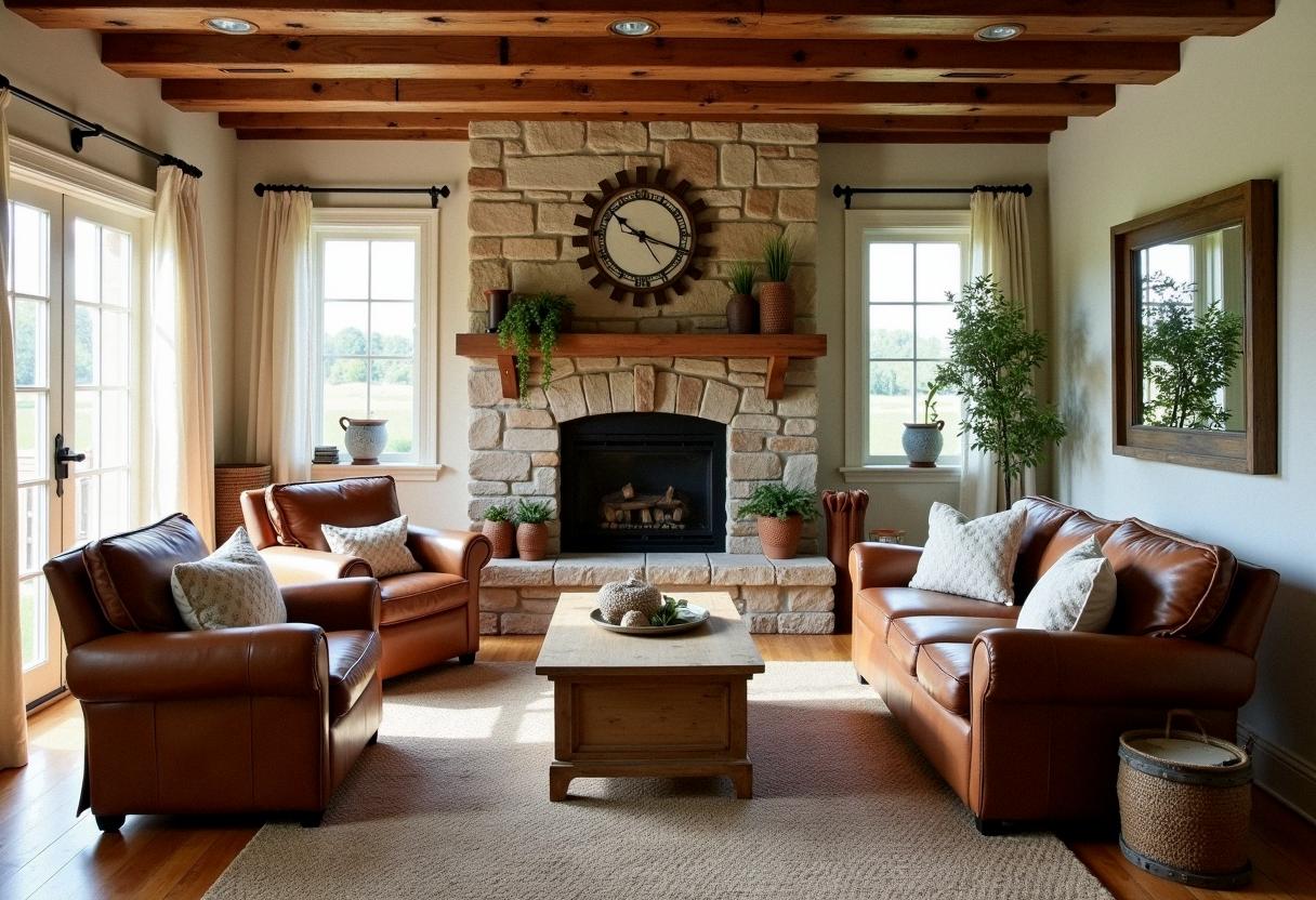 living room decor farmhouse