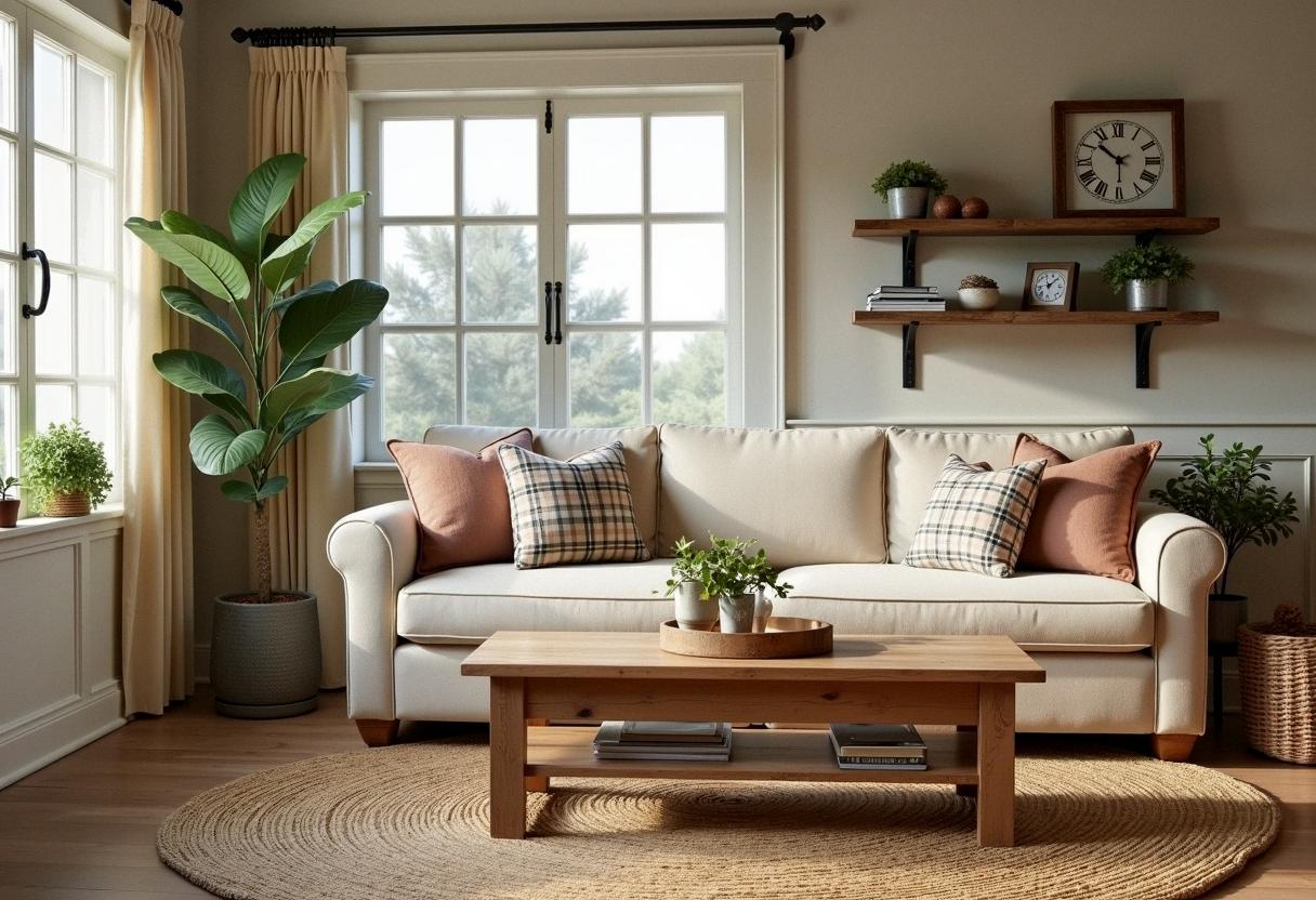 living room decor farmhouse